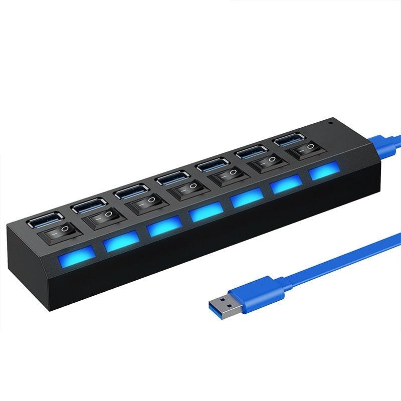 USB Hub 3.0 e 2.0. - Case Celulares