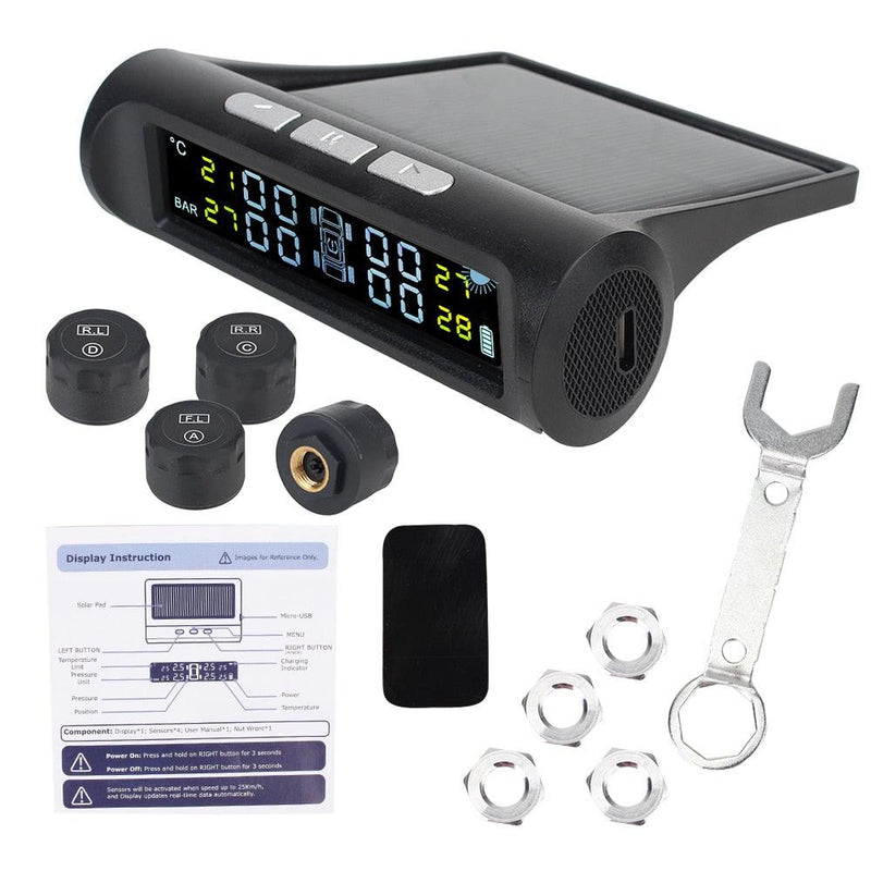 Sistema Solar de Monitoramento da Pressão dos Pneus TPMS. - Case Celulares