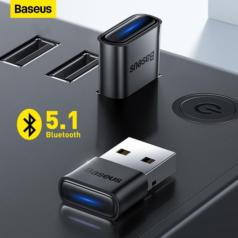 Baseus-Dongle adaptador USB Bluetooth. - Case Celulares