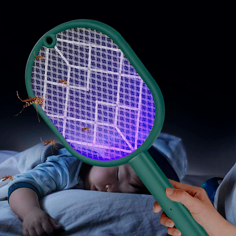 Raquete Elétrica Ultra Violeta Para Mosquitos e Insetos - Case Celulares