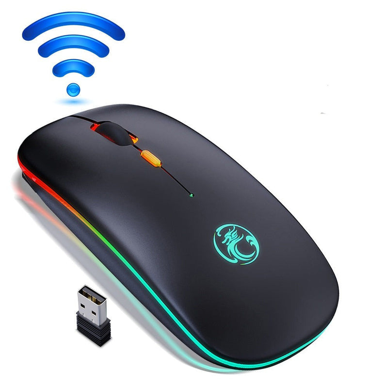Mouse sem fio Recarregável Gamer 1.600 DPI USB/OregonMouse - Case Celulares