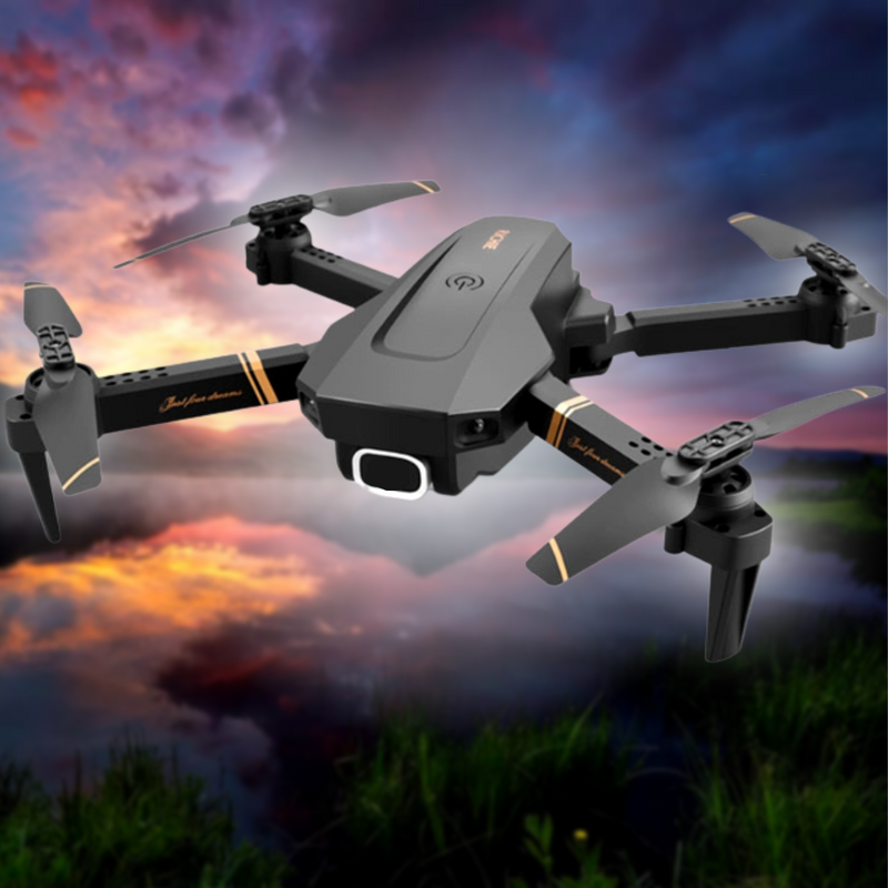 Drone Profissional Quadcopter Com Wifi e Controle Remoto - Case Celulares